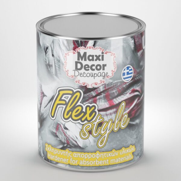 FLEX STYLE Maxi Decor. Intăritor de materiale textile - elastice, pe bază de apă. Potrivit pentru țesături, dantele, hârtie, carton, piele, panglică, etc.
