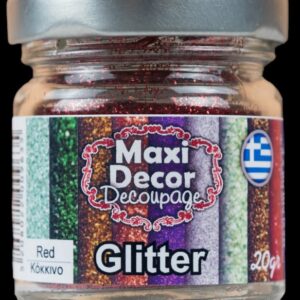 Glitter "rosu" Maxi Decor 20gr