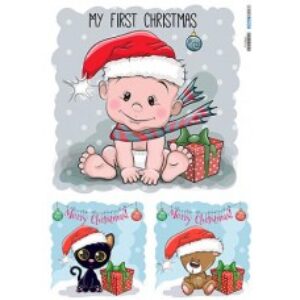 Hartie de orez "my first Christmas"3700111