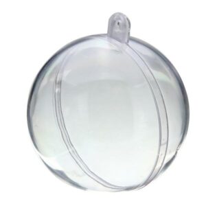 glob trasparent din plastic 8cm -12cm