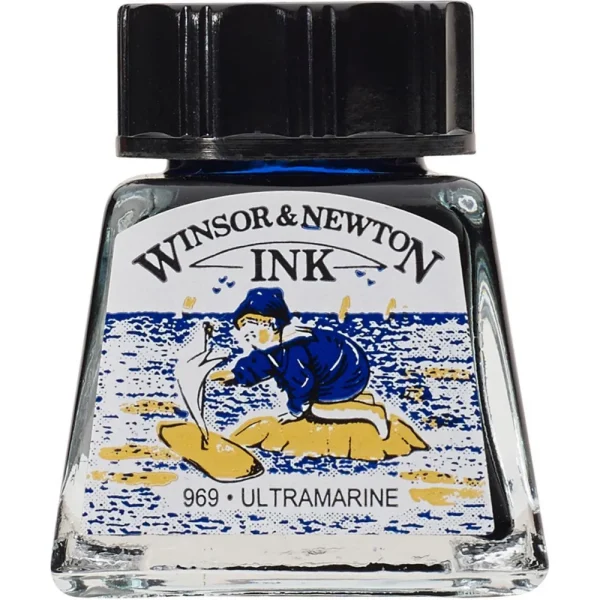 Cerneala albastră Winsor & Newton este alegerea ideală pentru pasionații de scris.