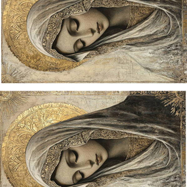 Hartie de orez decupaj Maica Domnului 2800896. A3-30x42cm 38-40g. Aplicare cu adeziv soft decupaj Maxi Decor. 