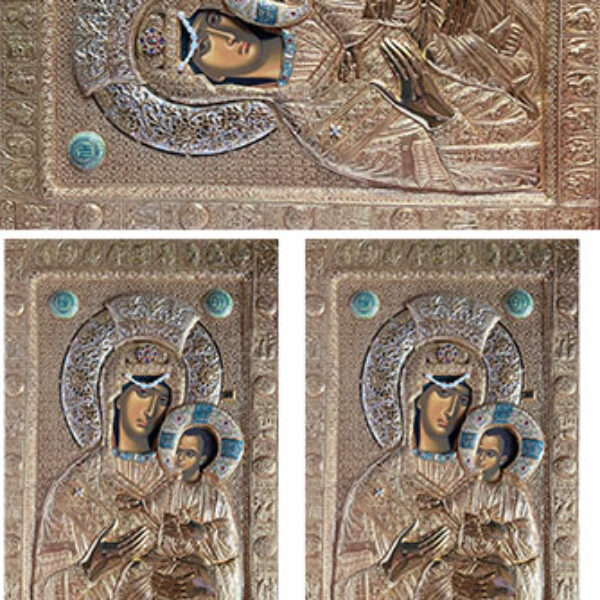 Hartie de orez decupaj Maica Domnului 2800815. A3-30x42cm. 38-40g. Aplicare cu adeziv soft decupaj Maxi Decor. 